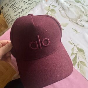 ALO Yoga Kids Burgundy Cap